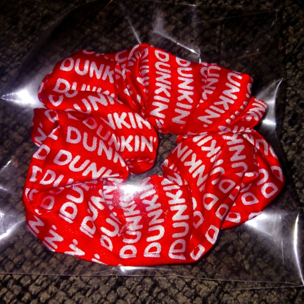 NEW, WRAPPED DUNKIN' SCRUNCHIE